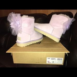 UGG mini Bailey tulle bow
